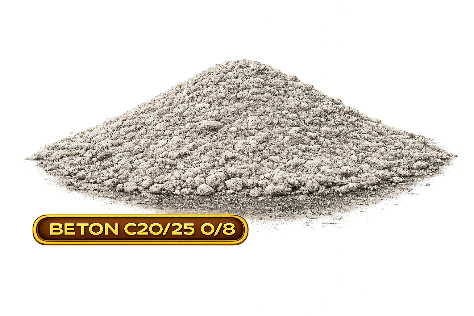 Beton erdfeucht 0/8 SKR20/25